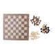 thumbnail image 5 of de tablero de ajedrez plegable de para niños adultos, de rompecabezas de ajedrez Backgammon estándar, gran, 5 of 9