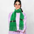 thumbnail image 6 of MRLESS Warm Irish Scarf for Women, Green Thick Winter Scarf, St. Patrick's Day Party Accessories, Cozy and Stylish Winter Wear, 6 of 6