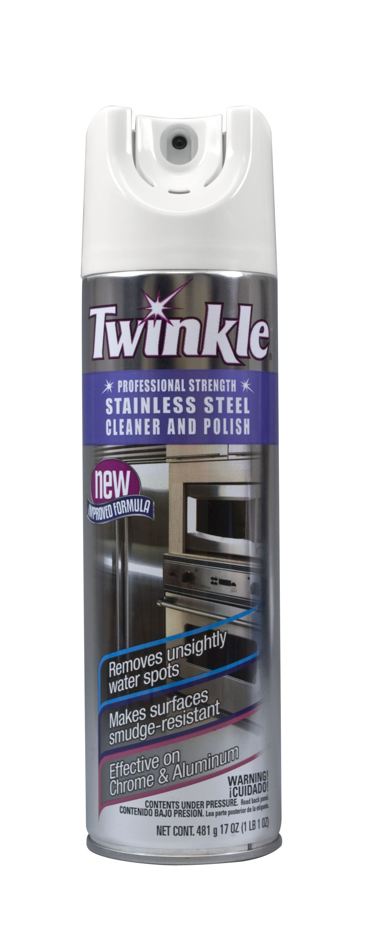 Twinkle Stainless Steel Cleaner & Polish, 17 Oz