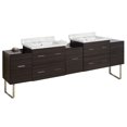 thumbnail image 1 of American Imaginations 88-in. W Vanity Base Set Dawn Grey, 1 of 1