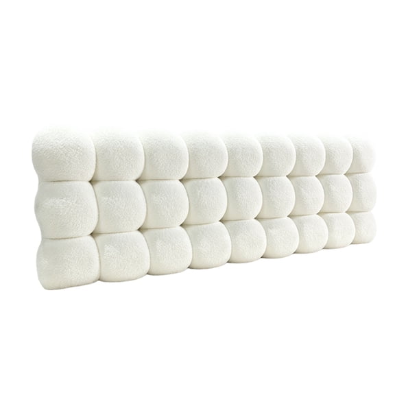 Headboard Upholstered Wall Mounted for Bedside Reading and Resting in Bedroom Living Room