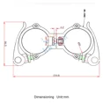 thumbnail image 2 of Aluminum Truss Swivel Clamp 48-51mm Quick release stage lights Clamp Loading 100KG Beam, 2 of 6