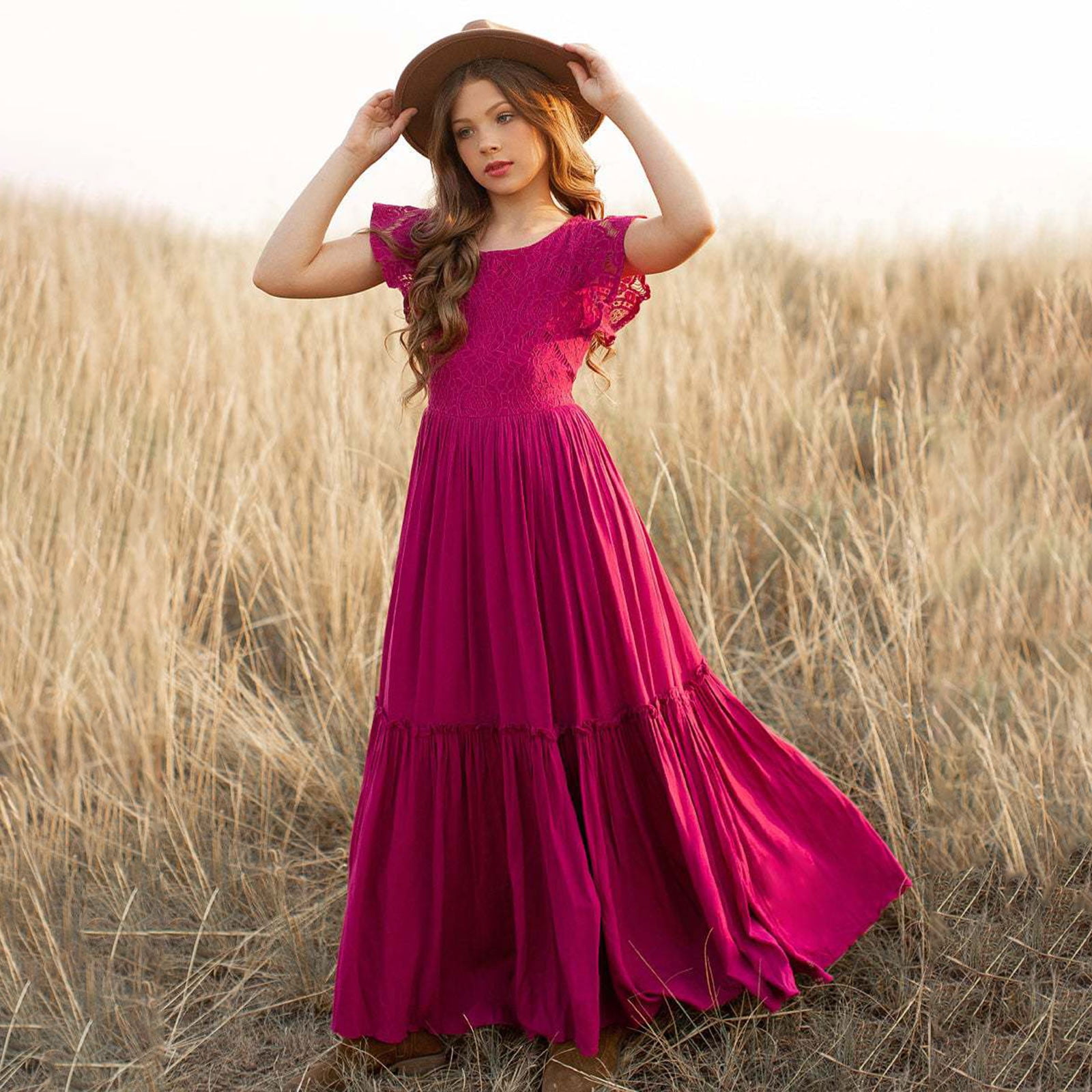 Blush dress for baby girl discount