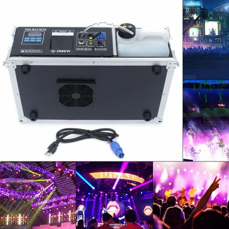 Miumaeov 1500W Stage Mist Haze Machine DJ Stage Effect Hazer Smoke Fog Remote ControlMachine