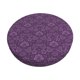 thumbnail image 1 of Balery Retro Florals Purple Fundas de asiento para taburete de bar redondo de tela de terciopelo ajustables que protegen de arañazos y manchas para sillas de 14 a 17 pulgadas.-13 inch, 1 of 7