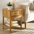 thumbnail image 2 of Better Homes & Gardens Springwood Caning Nightstand, Light Honey Finish, 2 of 15
