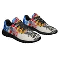 thumbnail image 6 of Memorial Day Happy 4th Of JulyHome Of The Free American flag Shoes Sneakers Black Size 9, 6 of 7