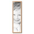 thumbnail image 2 of ArtToFrames 8" x 30" Gold And Stained Brown Picture Frame, 8x30 inch Gold Wood Poster Frame (WOM-4766), 2 of 8