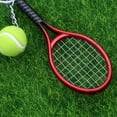 thumbnail image 4 of EXHUMKY Tennis Keychain for Men Mini Tennis Racket Keychain PVC 1Set Key Ring Everyday Use, 4 of 8