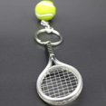 thumbnail image 3 of Tennis Keychain, Tennis Racquet Jewelry- Perfect Tennis Players, Tennis Coaches & Tennis Teams (Red), 3 of 3