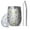 White Daisy Flower-1, variant on 12oz Stemless Wine Tumblers White Daisy Flower Black Lines Pattern Vacuum Insulated Stainless Steel Travel Tumbler Cups Mug with Lid and Straw for Champaign,Cocktail,Beer with Cleaning Brush