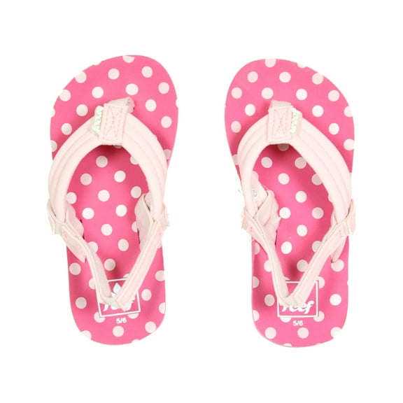 Little Ahi Flip Flops [Pink Polka Dot]