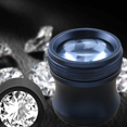 thumbnail image 2 of Compact 20x Magnifying Glass Aluminum Alloy Cylinder Magnifi, 2 of 5