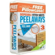 PEELAWAYS Incontinence Mattress Protector Disposable Fitted Sheets, Twin XL 3 Layer Travel Size