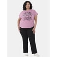thumbnail image 4 of JMS Just My Size by Hanes Women's Plus Size 4 Pocket Bootcut Jeans, Single and 2-Pack, 4 of 8