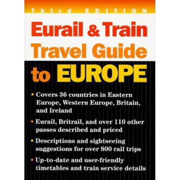 Pre-Owned Eurail and Train Travel Guide to Europe (Paperback) 0395881617 9780395881613