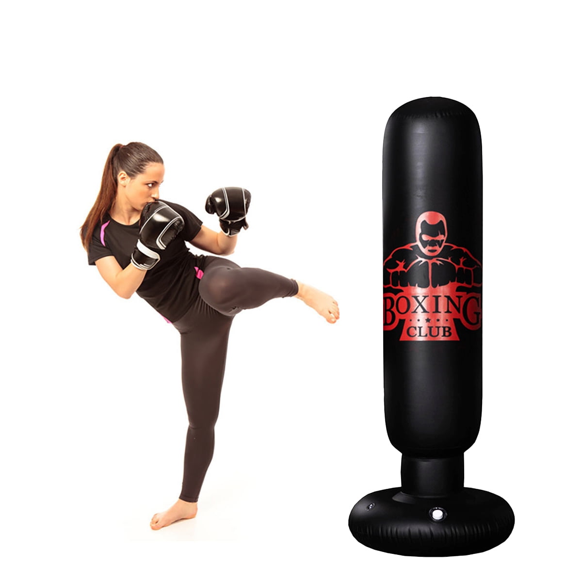 Ll Inflatable Punching Tower Bag Boxing Column Tumbler Sandbags Fitness/Training 