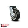 thumbnail image 2 of 5 Inch Rubber on Aluminum Wheel Swivel Caster with Ball Bearing Service Caster, 2 of 2