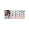 thumbnail image 6 of Blotona Women Juniors Long Sleeve Tops Round Neck Basic Slim Fit T-Shirt Solid Color Casual Base Tees Simple Style Pullover Tops for Teen Girls, 6 of 6