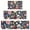 Pioneer Flower Floral, variant on Pioneer Flower Floral Print Pattern Kitchen Rugs Sets Of 3,Kitchen Runner Rugs Non Skid Washable,Decorative Kitchen Floor Mats for Kitchen,Sink,Laundry,17"x30" 17"x47" 17"x59"