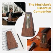 Mechanical Metronome with Wood Grain Finish – High Precision for Piano & Guitar
