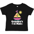 thumbnail image 3 of Inktastic Grandpas First Mate Girls Pink Sailboat Girls Toddler T-Shirt, 3 of 5