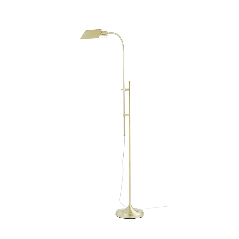Better Homes & Gardens Adjustable Pharmacy Floor Lamp, Brass photo 7