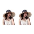 thumbnail image 3 of Qarigey Sombrero de pescador para mujer Protección solar Gorra de ala ancha Sombreros de cubo de moda Type1 NO1, 3 of 6