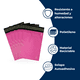 thumbnail image 3 of ParaPaquetes Bolsas Para Envío Premium Con Porta Guía 19x26 100pz Rosa, 3 of 4