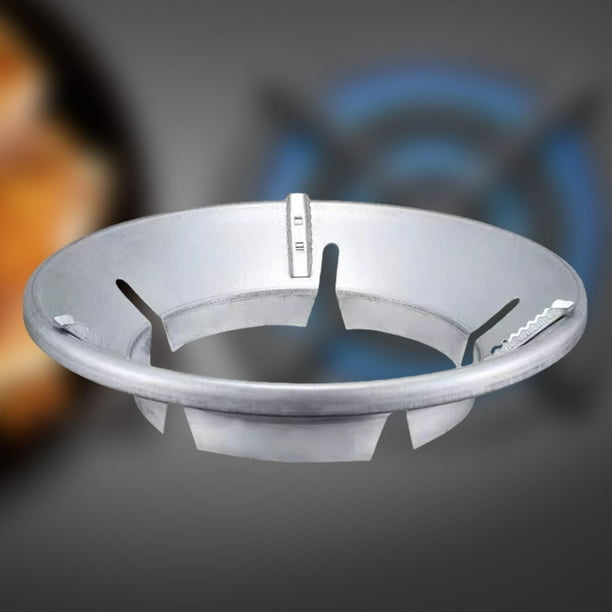 Soporte Para Rejilla De Gas Para Estufa, Soporte Para Olla Para Parabrisas, Wok Antideslizante BLESIY Cubierta de ahorro de gas