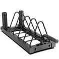 thumbnail image 1 of Synergee Horizontal Plate Storage Rack with Barbell Holders – Interchangeable Dividers, 350 lb Capacity, Fits Bumper & Cast Iron Plates, Wheels for Easy Mobility, 1 of 6