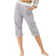 thumbnail image 1 of Pantalones Elásticos de Cintura para Mujeres Capris de Salida Casual Sólido con Bolsillos, Capris de Mujer para el Verano, 1 of 5
