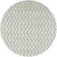 thumbnail image 1 of Ahgly Company Machine Washable Indoor Round Industrial Modern Grey Gray Area Rugs, 4' Round, 1 of 7