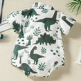 thumbnail image 5 of Angala Adorable Dinosaur Print Baby Bodysuit For Infant Boys Soft Romper Outfit Cozy Cute Boys And Girls Bodysuits 12-18 Months, 5 of 5