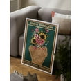 thumbnail image 3 of LOLUIS Inspirational Vintage Mental Health Awareness Wall Art, Counseling Therapy Positive Office Decor, Grow Through What You Go Through Poster DS1, 3 of 5