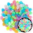 thumbnail image 6 of Night Guide Pebbles 600 PCS Blue Glow in The Dark Garden Stones, Solar Powered Luminous Rocks for Outdoor Walkway Driveway Path Landscape Decor, 6 of 8
