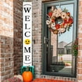 thumbnail image 2 of Smiley Face Welcome Sign / Color: White, 2 of 2