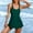 Army Green, variant on Ayolanni Separate Women Swimsuits for 2025 Black Padded Modest Tankini Solid Two-Piece Sets Swimsuit Sets for Girls L