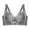 Silver, variant on Sngxgn Bra for Women - V Neck Low Impact Wireless Sports Bra Yoga Padded Workout Bra(Silver,42)