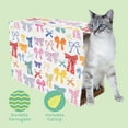 thumbnail image 6 of Kitty City Christmas Bows Paper Bag & Corrugate Cat Scratching Pad, Multicolored, One Size, 6 of 8