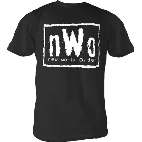 NWO New World Order Wrestling Adult Black T-Shirt