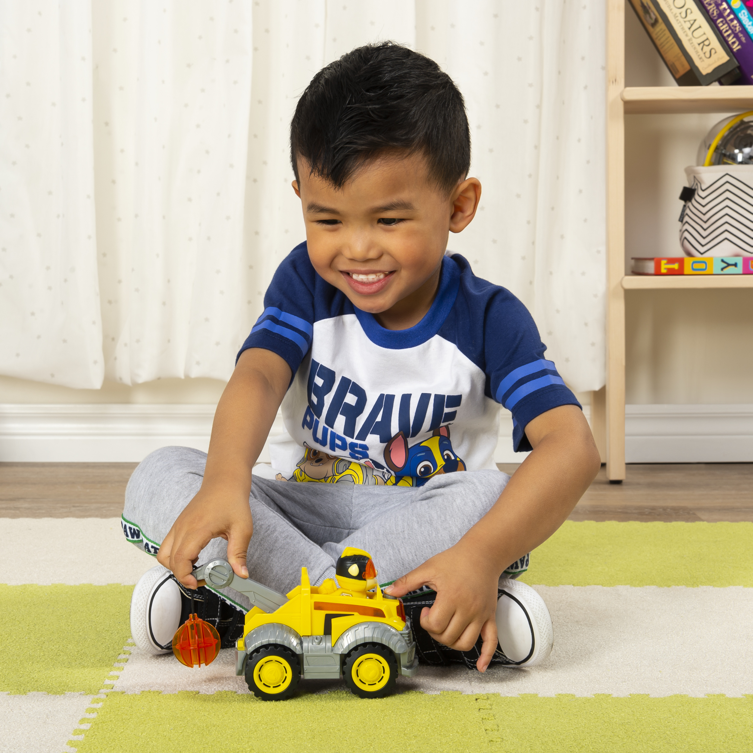 paw patrol rubble deluxe vehicle