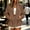 Brown, variant on FRSASU Women's Stand Collar Full Zip Sweatshirt Jacket Drawstring Peplum Hem Long Sleeve Casual Athletic Outerwear with Side Pockets Wine