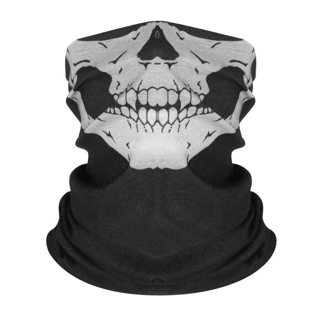 TOOPRE Máscara De Equitación Al Aire Libre Multifuncional Magic Pañuelo De Halloween Calavera Props