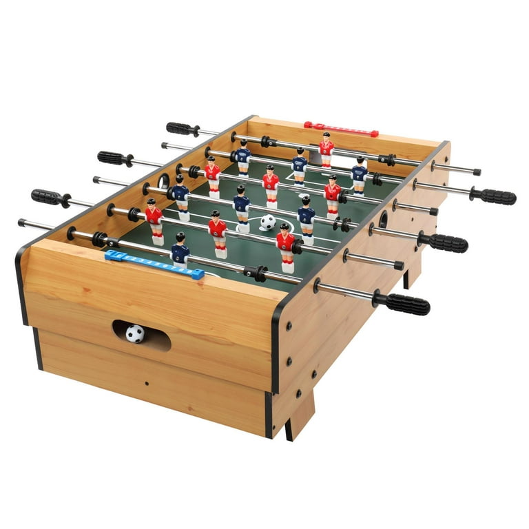 Sunnydaze Indoor Rustic Style 2 Player 5-in-1 Multi-Game Table with  Billiards, Air Hockey, Foosball, Ping Pong, and Basketball - 45 -  Weathered Gray