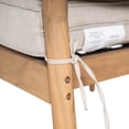 thumbnail image 6 of Christopher Knight Home Outdoor Patio Sofa Loveseat, Wood Frame with Cushion and Black Rope, 6 of 13