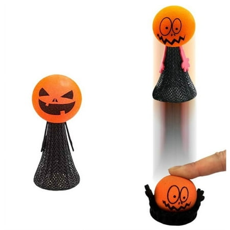 

10pcs Funny Pumpkins Jumping Finger Kids Toy Bouncing Puppet Birthday Party Decoration