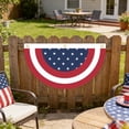 thumbnail image 6 of Nkmbld American Pleated Fan Flag, Patriotic Half Fan Bunting Flag Independence Day Flag Banner for 4th of July Memorial Day Indoor Outdoor Decoration, 6 of 8