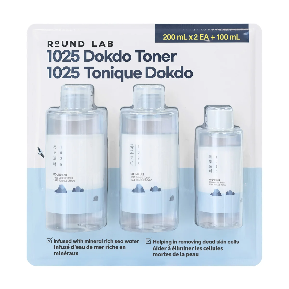 Round Lab 1025 Dokdo Toner, 2 x 200 mL + 100 mL - Walmart.ca
