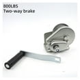 thumbnail image 3 of Hand Winch 800lb Cordless Hook Mini Hand Winch Two-way Self-locking Brake Hoist For Cars, Home Improvement, Cargo Handling ,Powerful Pulling Performance, 3 of 6